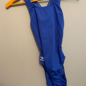 Blue Speedo Racing Suit